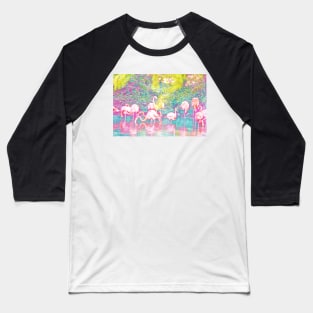 Flamingos Baseball T-Shirt